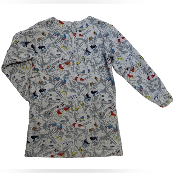 Stella McCartney girl’s sweatshirt fleece dress with skate print  Size 10 yrs - Picture 2 of 4